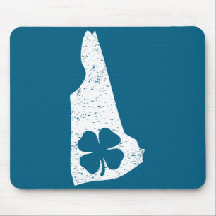 New Hampshire Shamrock Lucky Ireland Irish St Patr Mouse Mat