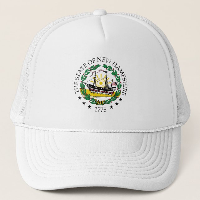 New Hampshire sign Trucker Hat (Front)