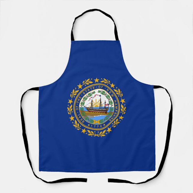 New Hampshire State Flag Apron (Front)