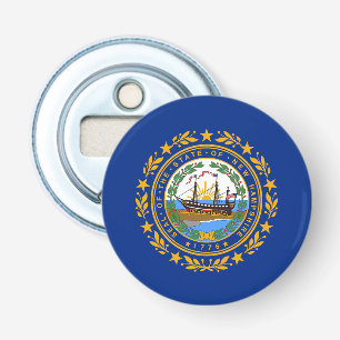 New Hampshire State Flag Bottle Opener