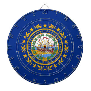 New Hampshire State Flag Dartboard