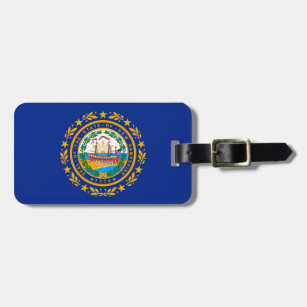 New Hampshire State Flag Design Luggage Tag