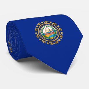 New Hampshire State Flag Design Tie
