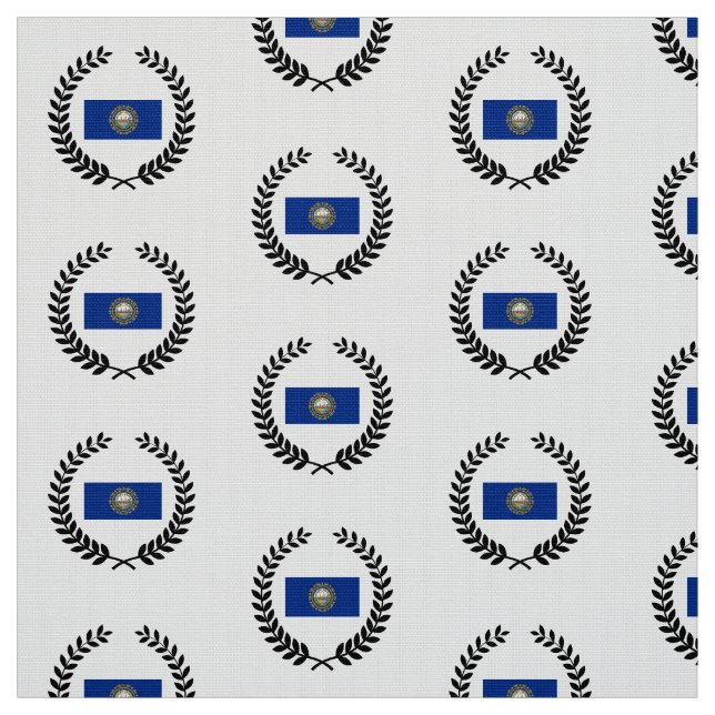 New Hampshire State Flag Fabric (Swatch)