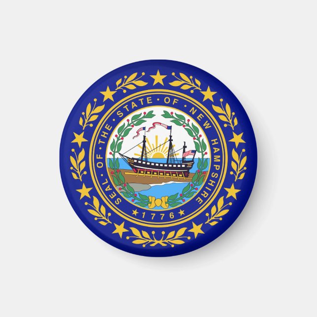 New Hampshire state flag Magnet (Front)