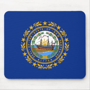 New Hampshire State Flag Mouse Mat