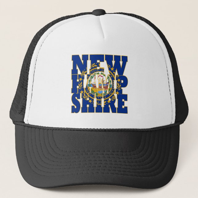 New Hampshire state flag Trucker Hat (Front)