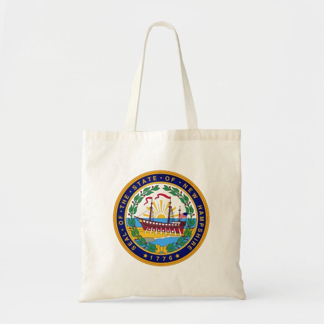 New Hampshire state seal Tote Bag (Front)
