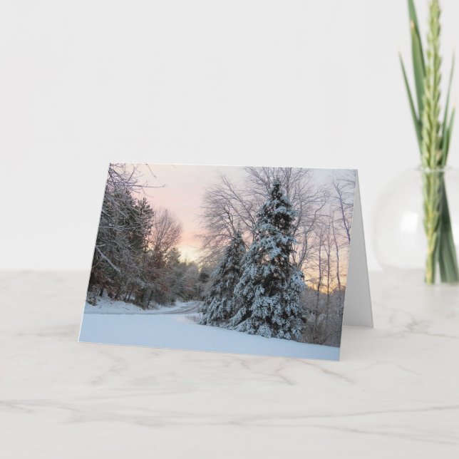 New Hampshire sunrise Holiday Card (Front)