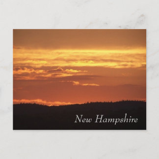 New Hampshire Sunset Postcard