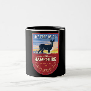 New Hampshire Two-Tone Coffee Mug