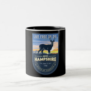 New Hampshire Two-Tone Coffee Mug