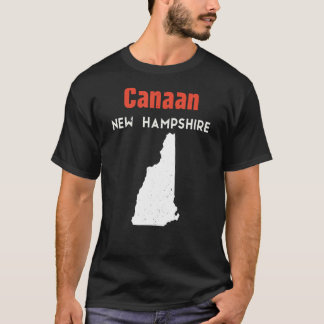 New Hampshire Usa State America Travel Canaan T-Shirt