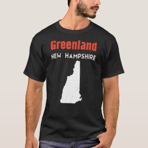 New Hampshire Usa State America Travel Greenland T-Shirt