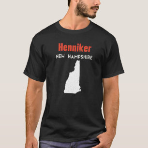 New Hampshire Usa State America Travel Henniker T-Shirt