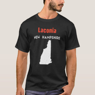 New Hampshire Usa State America Travel Laconia T-Shirt