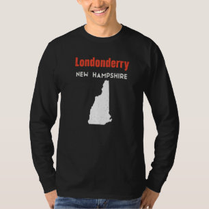 New Hampshire Usa State America Travel Londonderry T-Shirt