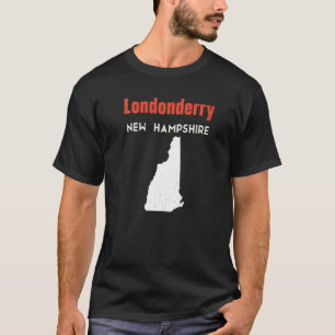 New Hampshire Usa State America Travel Londonderry T-Shirt