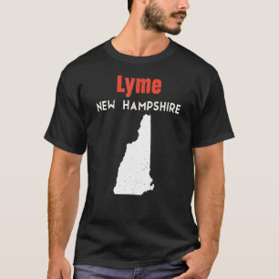 New Hampshire Usa State America Travel Lyme T-Shirt