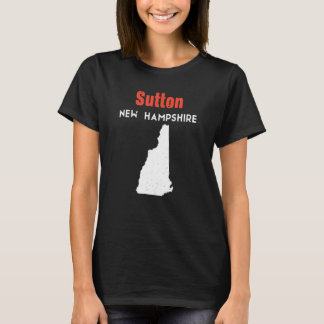 New Hampshire Usa State America Travel Sutton T-Shirt