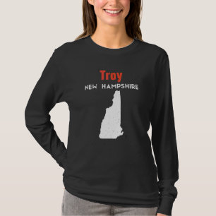 New Hampshire Usa State America Travel Troy And Ly T-Shirt