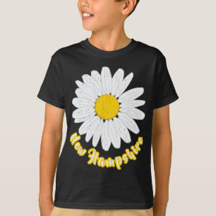 New Hampshire Vacation Flower Meadow Daisy Petals T-Shirt