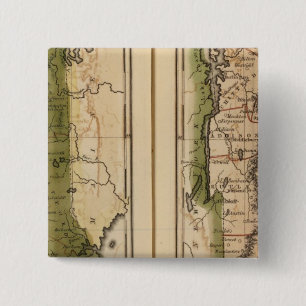 New Hampshire, Vermont 3 15 Cm Square Badge