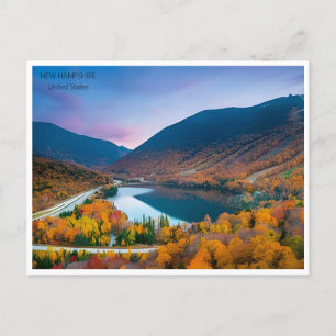 New Hampshire Vintage Travel america Postcard