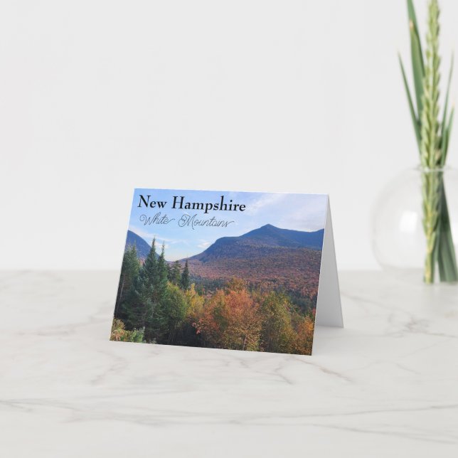 New Hampshire White Mountains 2 Card (Front)