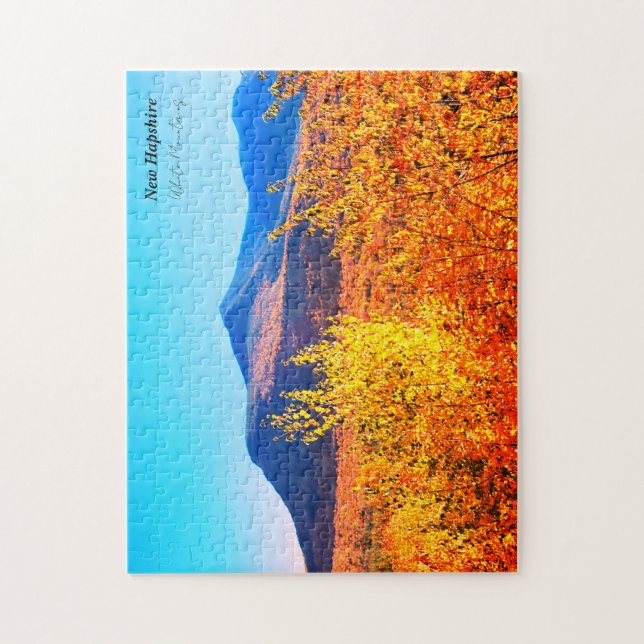 New Hampshire White Mountains in Autumn Jigsaw Puzzle (Vertical)