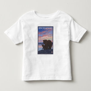 New HampshireBear and Cub Toddler T-Shirt
