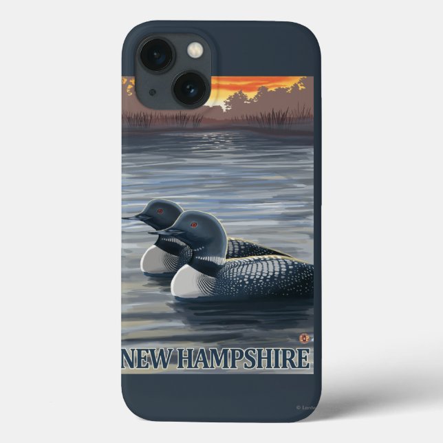 New HampshireCommon Loon Case-Mate iPhone Case (Back)