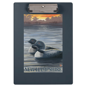 New HampshireCommon Loon Clipboard