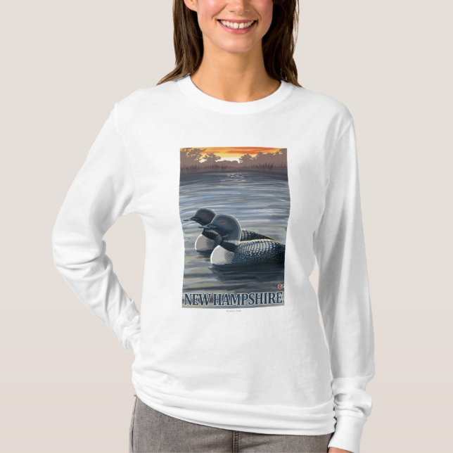 New HampshireCommon Loon T-Shirt (Front)