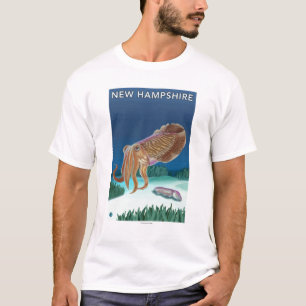 New HampshireCuttlefish Scene T-Shirt