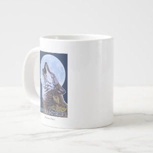 New HampshireHowling Wolf Large Coffee Mug
