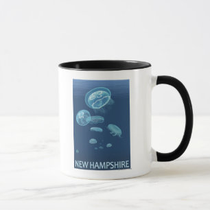 New HampshireJellyfish Scene Mug