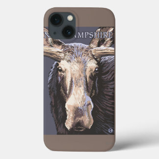 New HampshireMoose Up Close iPhone 13 Case