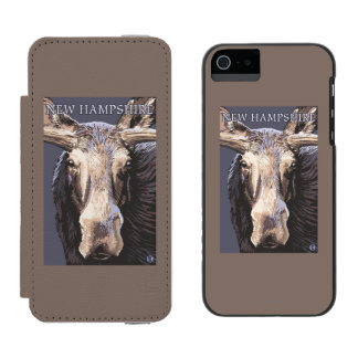 New HampshireMoose Up Close Incipio Watson™ iPhone 5 Wallet Case