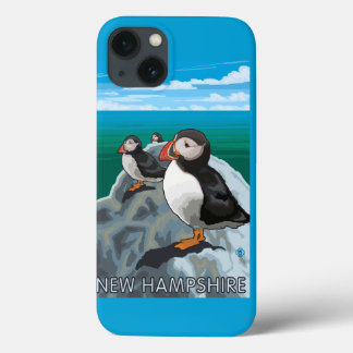 New HampshirePuffins Scene iPhone 13 Case