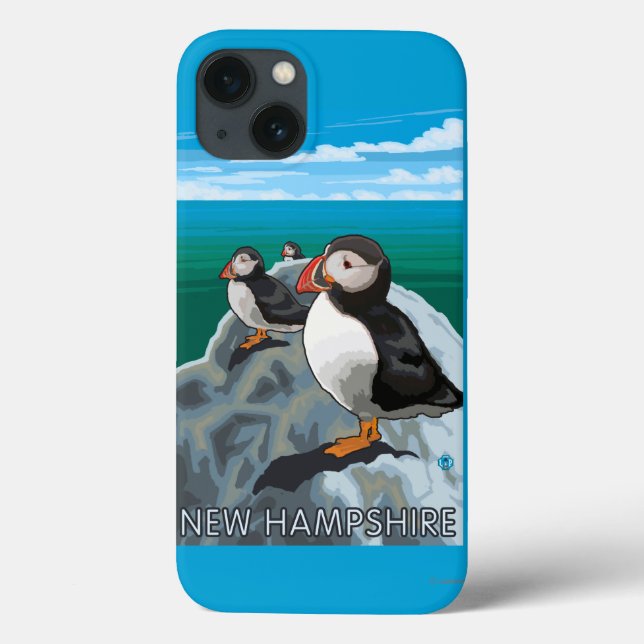 New HampshirePuffins Scene Case-Mate iPhone Case (Back)