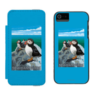 New HampshirePuffins Scene Incipio Watson™ iPhone 5 Wallet Case
