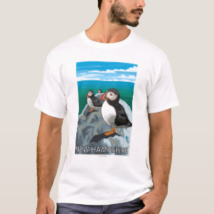 New HampshirePuffins Scene T-Shirt