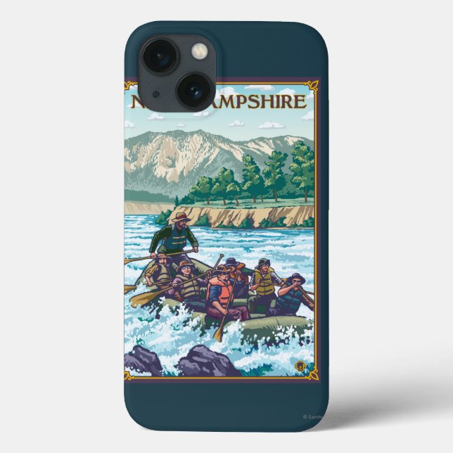New HampshireRiver Rafting Scene Case-Mate iPhone Case (Back)