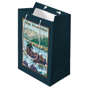 New HampshireRiver Rafting Scene Medium Gift Bag