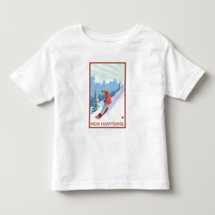 New HampshireSnowboarder Scene Toddler T-Shirt