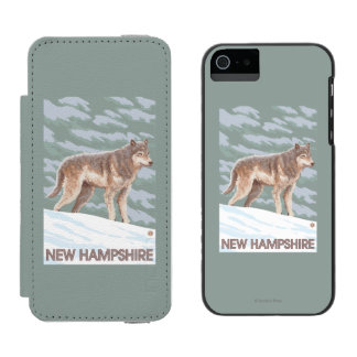 New HampshireWolf Scene Incipio Watson™ iPhone 5 Wallet Case