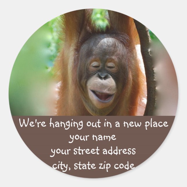 New Hang Out address label (Front)