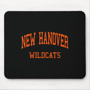 New Hanover High School Hs Wilmington Nc Retro Spo Mouse Mat