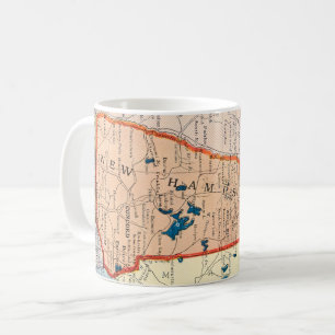 New Hapmshire Vintage Map Mug